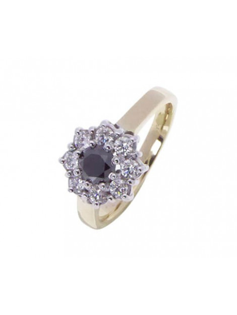Atelier Christian Gouden ring met black and white diamonds 38D53-8655AC large