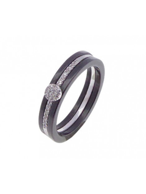 Christian Gouden keramiek ring met diamant 32687332JC large