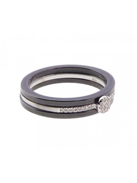 Christian Gouden keramiek ring met diamant 32687332JC large