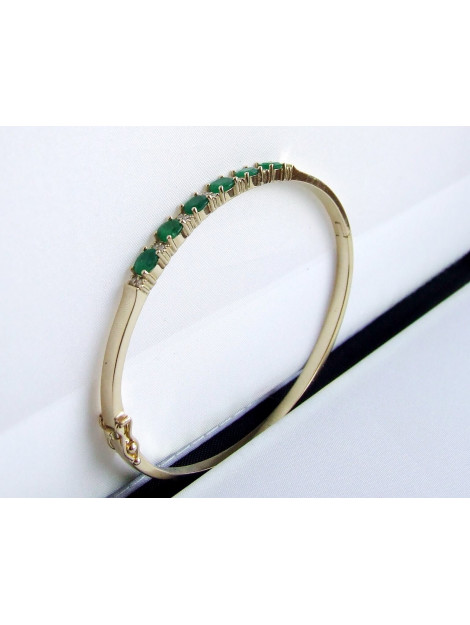 Atelier Christian Gouden armband met smaragd en diamanten 347L08-8287AC large
