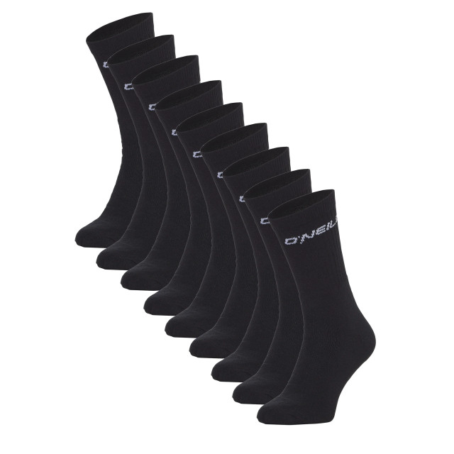 O'Neill Heren / dames sportsokken 9-pack 770003-9P-ZWART large