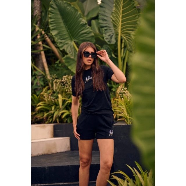 Malelions Women kiki shorts black/matcha md3-ss25-09-744 Malelions Malelions Women Kiki Shorts Black/Matcha md3-ss25-09-744 large