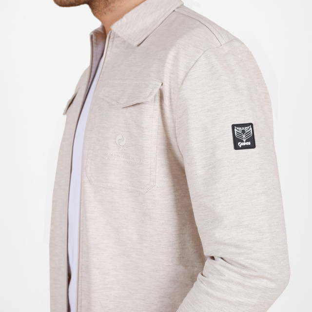 Q1905 Overshirt hattem zand melange QM2343340-842-1 large