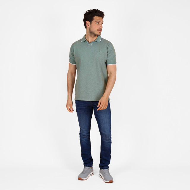 Q1905 Polo shirt stein – licht melange QM2653762-965-1 large
