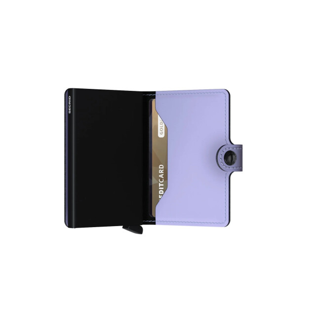 Secrid Miniwallet matte lilac black MM-Lilac Black large