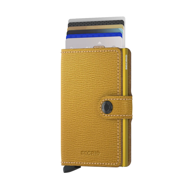 Secrid Mc miniwallet crisple ochre MC-Ochre large