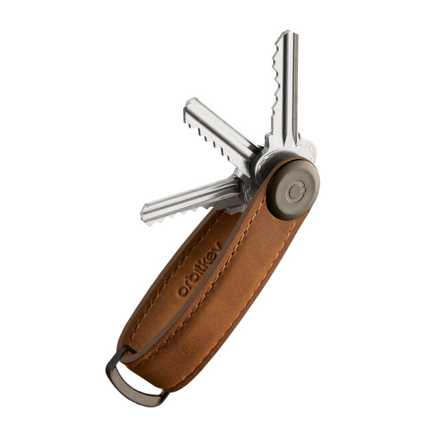 Orbitkey 2.0 crazy horse chestnut brown brown CHLO-2-CBCBGM large