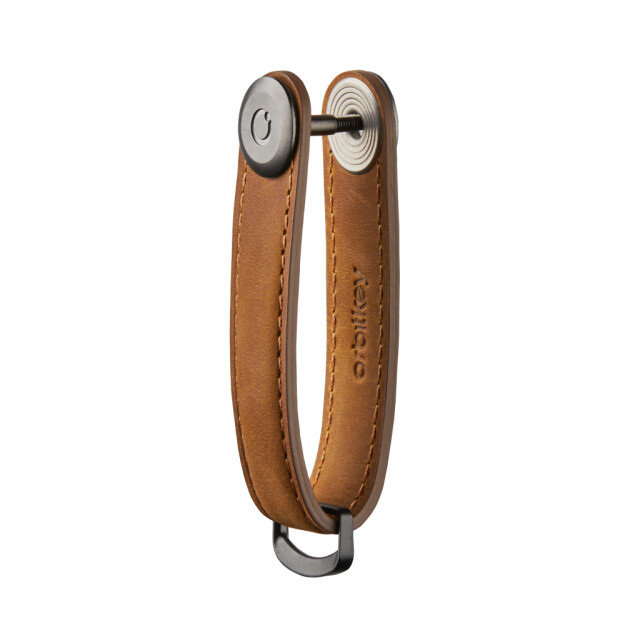 Orbitkey 2.0 crazy horse chestnut brown brown CHLO-2-CBCBGM large