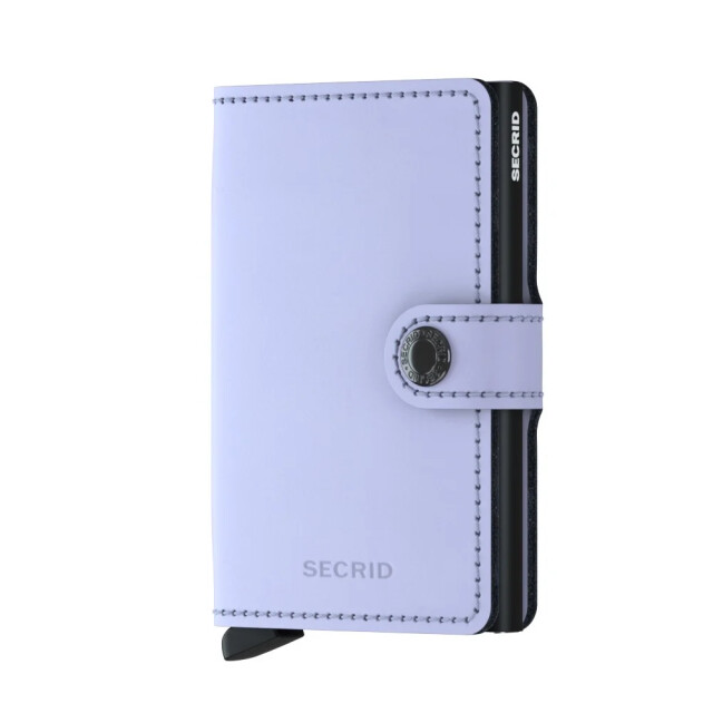 Secrid Miniwallet matte lilac black MM-Lilac Black large