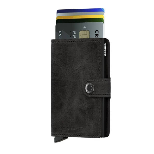 Secrid Mv miniwallet vintage black MV Black large