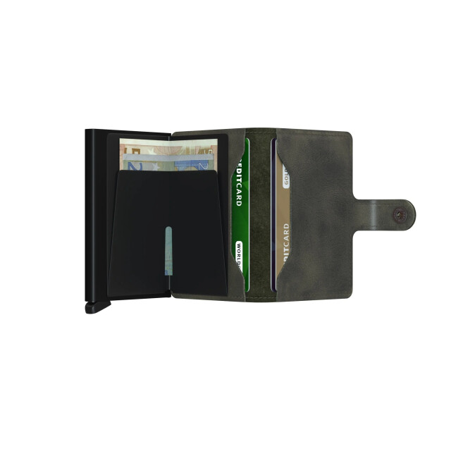 Secrid Mv miniwallet vintage olive black MV olive black large