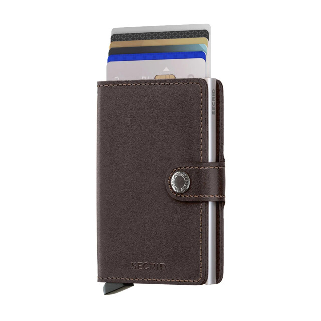 Secrid Mo miniwallet original dark brown MO Secrid Dark Brown large