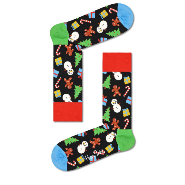 Happy Socks Candy cane & cocoa gift set gift box unisex XBDS02-6500 2-Pack B large