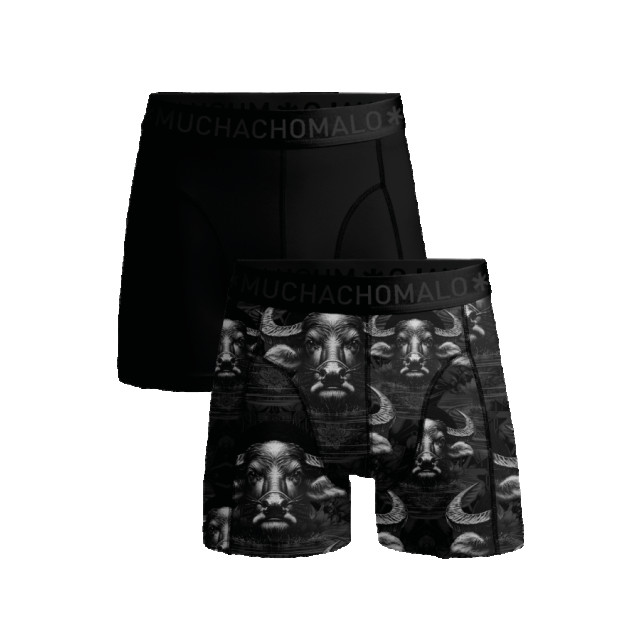 Muchachomalo Print/Grey/Men 2-pack Boxer Shorts print/ large