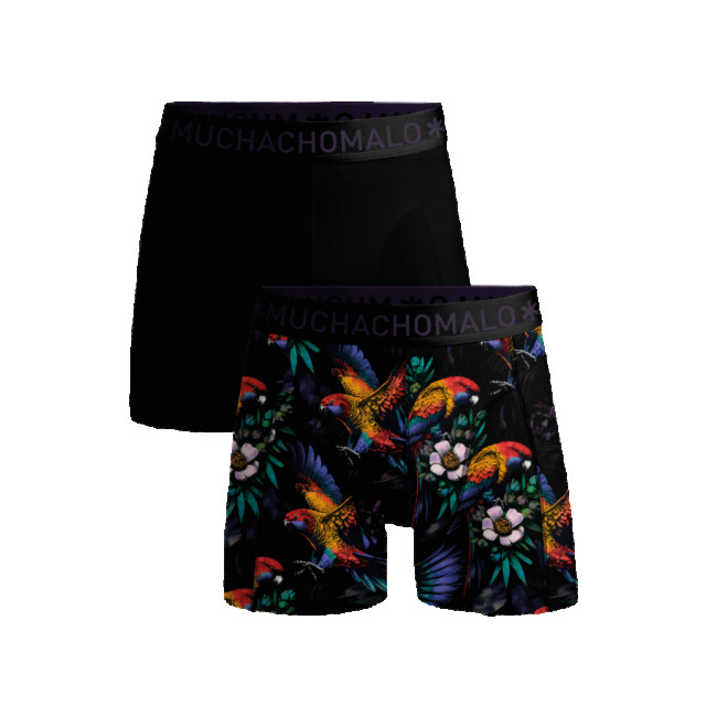 Muchachomalo Print/Black/Men 2-pack Boxer Shorts print/ large