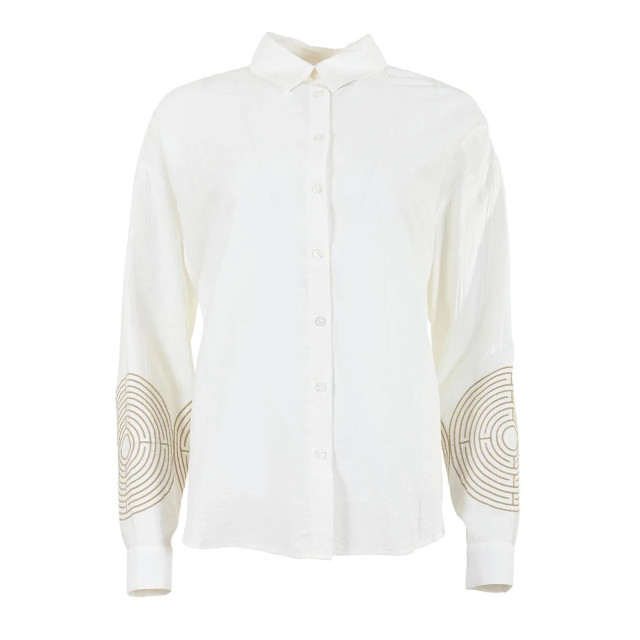 Maicazz Minde blouse sp25.20.316 off white/l sand SP25.20.316 large