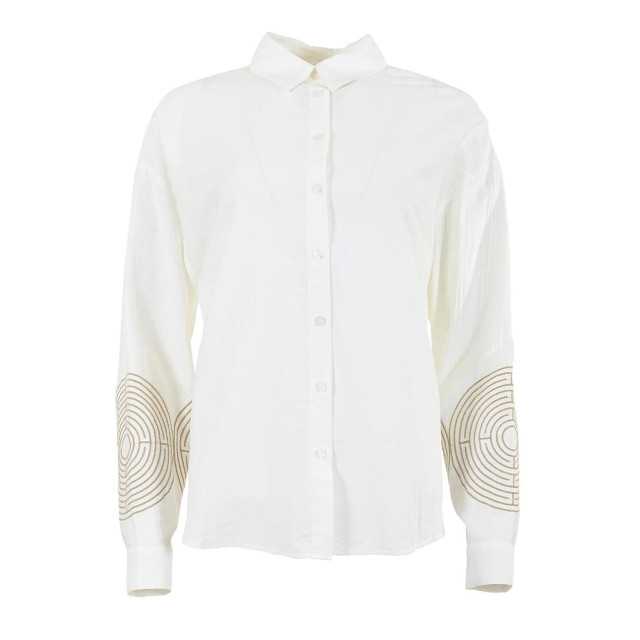 Maicazz Minde blouse sp25.20.316 off white/l sand SP25.20.316 large