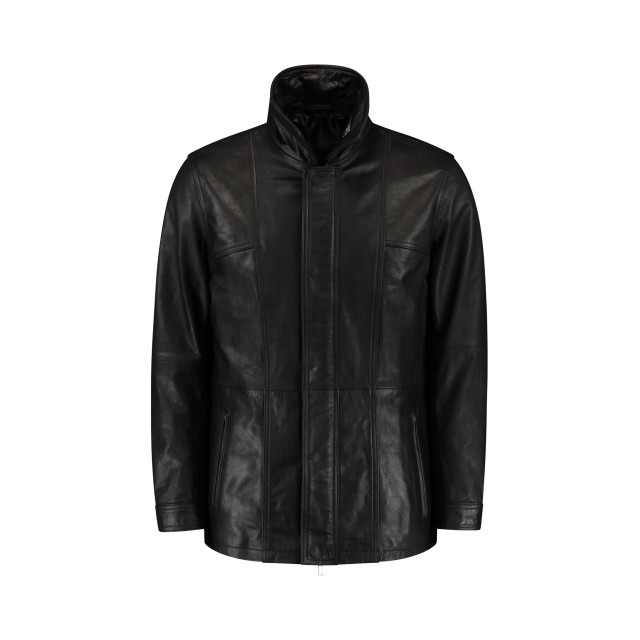 Cycas D'or Buffalo leren parka buffaloblackparka large