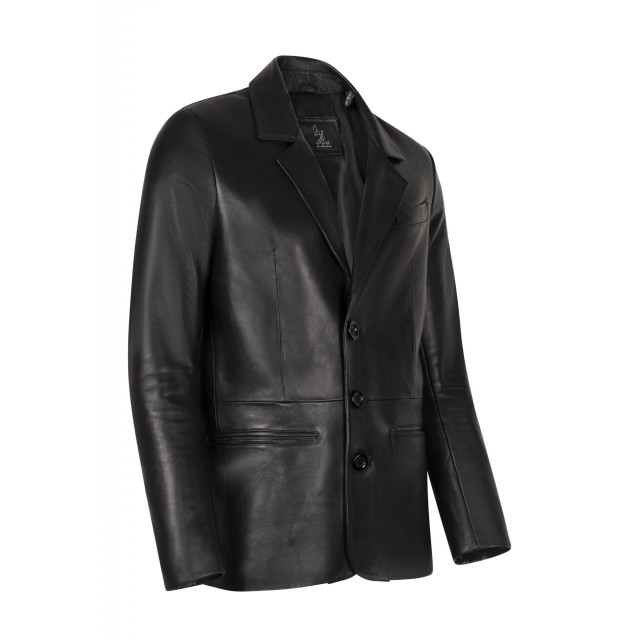 Cycas D'or Leren blazer colbert heren hypeblazerblack_s large