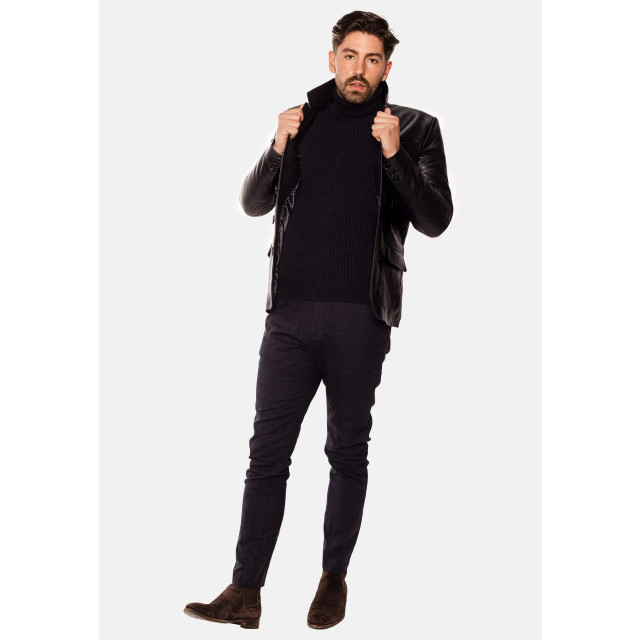 Cycas D'or Leren blazer colbert heren hypeblazerblack_s large