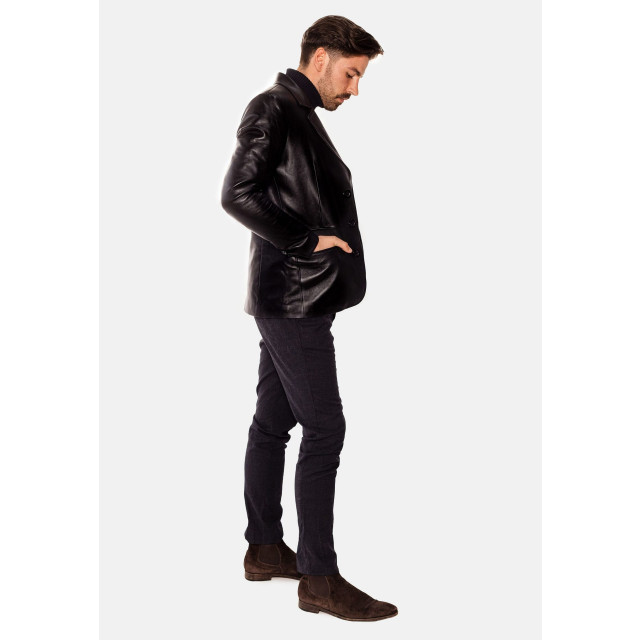 Cycas D'or Leren blazer colbert heren hypeblazerblack_s large