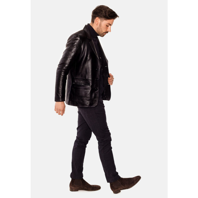 Cycas D'or Leren blazer colbert heren hypeblazerblack_s large