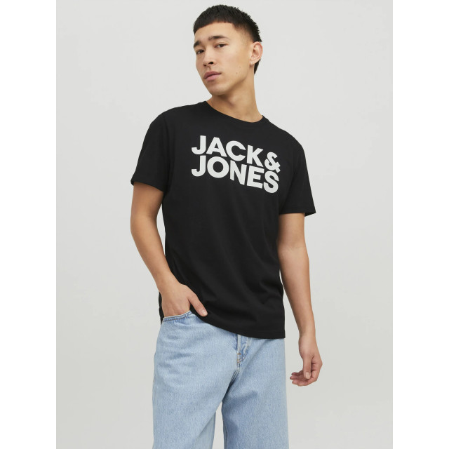 Jack & Jones Heren t-shirt jjecorp slim fit logo 3-pack 12191762 large