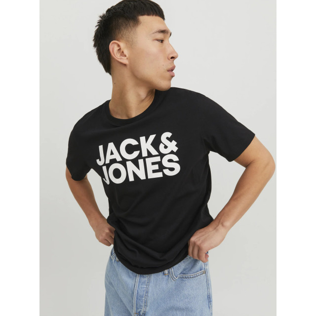 Jack & Jones Heren t-shirt jjecorp slim fit logo 3-pack 12191762 large
