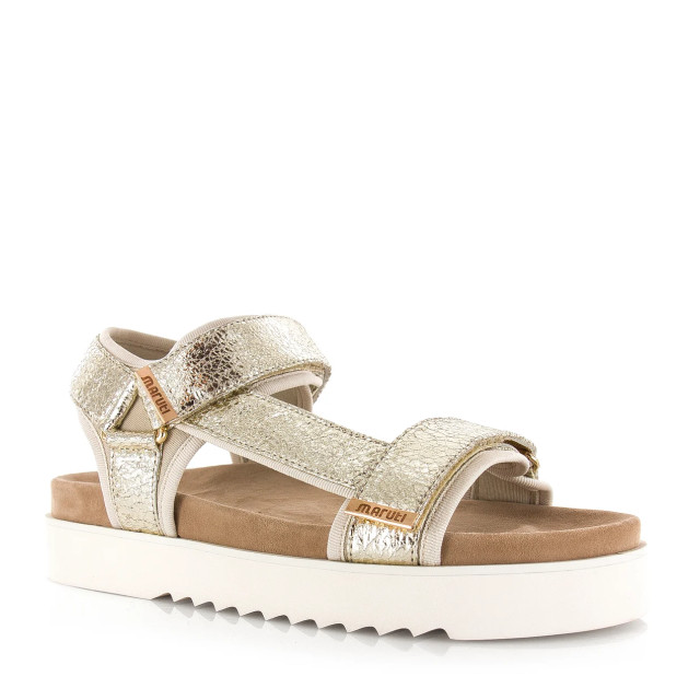 Maruti beau leren sandalen met klitten plateau sandalen dames 66.1653.02-P00 large