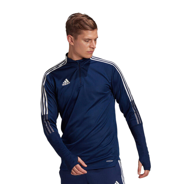 Adidas Heren tiro 21 trainings sweatshirt UTMR632_navyblue large