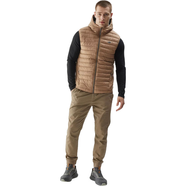 4F Heren aw23tvesm063 effen bodywarmer UTMR712_brown large
