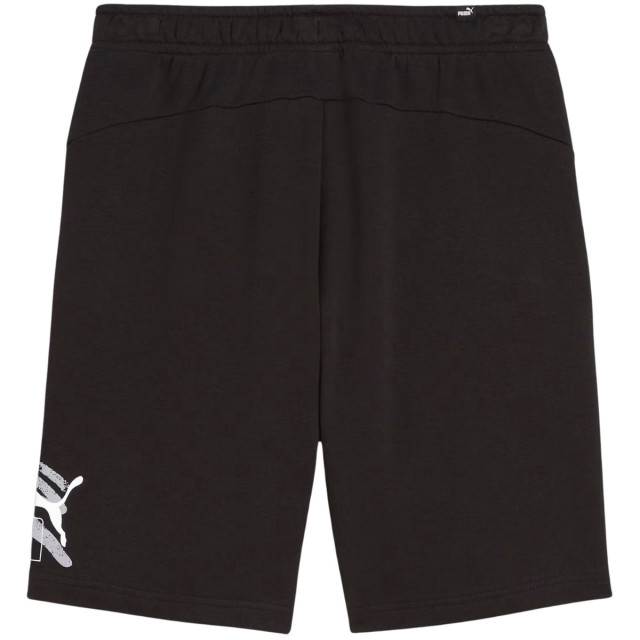 Puma Ess+ grafische print logo heren shorts UTMR960_black large
