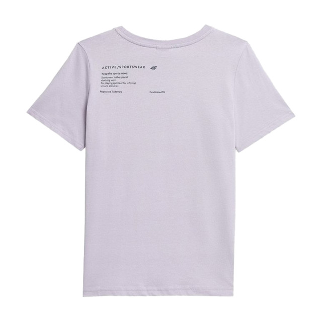 4F Dames h4z22 bedrukt t-shirt UTMR1401_violet large 4F Dames h4z22 bedrukt t-shirt UTMR1401_violet large