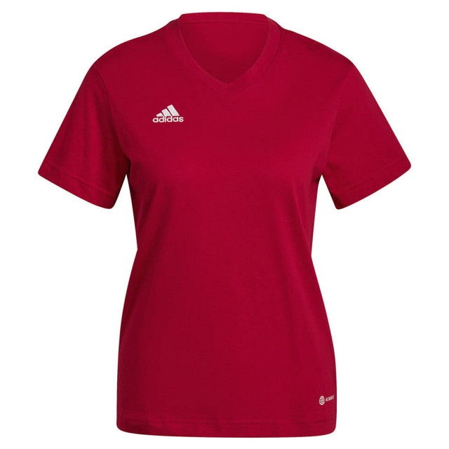 Adidas Dames entrada 22 t-shirt UTMR1632_red large