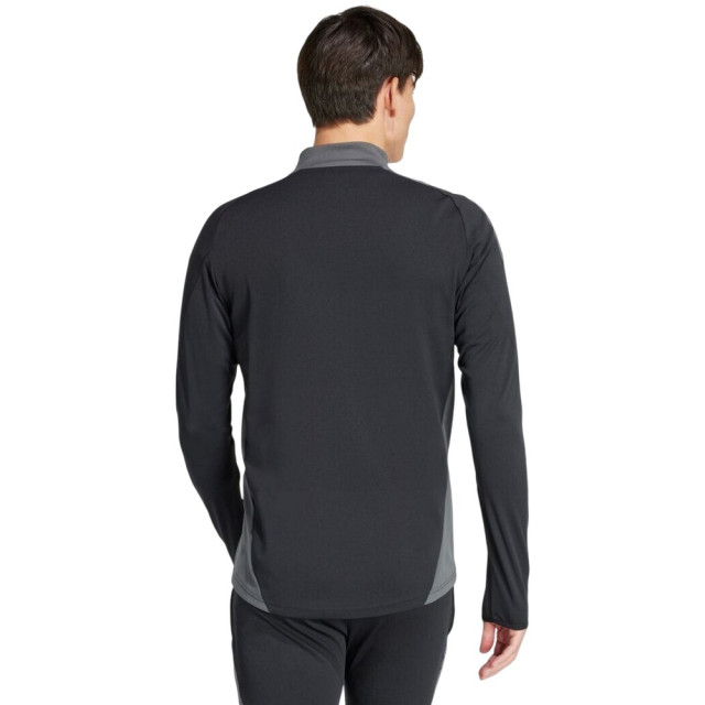 Adidas Heren trio 24 full zip wedstrijd sweatshirt UTMR1656_blackgrey large