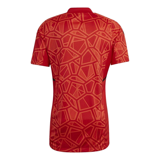 Adidas Heren condivo 22 keepershirt met korte mouwen UTMR732_red large Adidas Heren condivo 22 keepershirt met korte mouwen UTMR732_red large