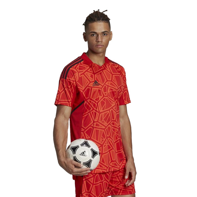 Adidas Heren condivo 22 keepershirt met korte mouwen UTMR732_red large Adidas Heren condivo 22 keepershirt met korte mouwen UTMR732_red large