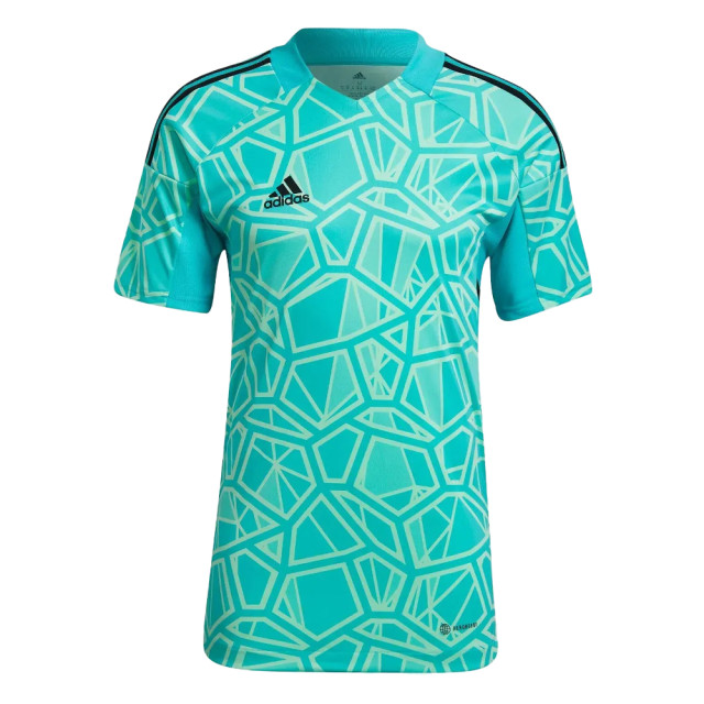 Adidas Heren condivo 22 keepershirt met korte mouwen UTMR732_green large Adidas Heren condivo 22 keepershirt met korte mouwen UTMR732_green large