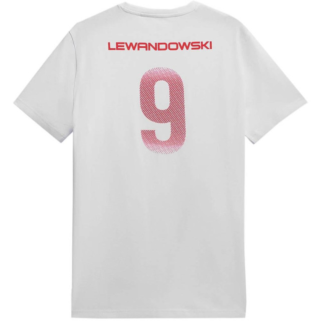 4F Heren robert lewandowski t-shirt UTMR742_white large