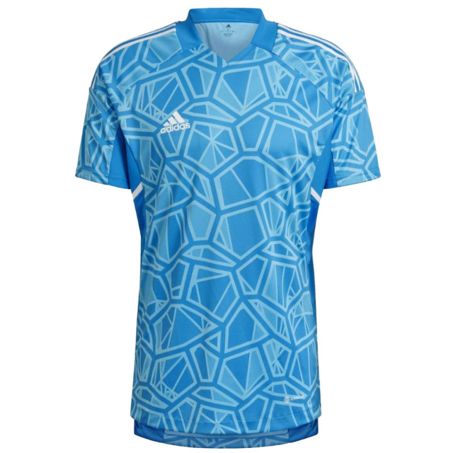 Adidas Heren condivo 22 keepershirt met korte mouwen UTMR732_blue large