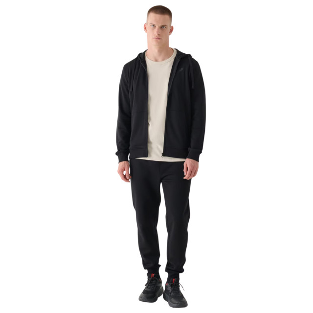 4F Heren m1466 full zip hoodie UTMR857_deepblack large