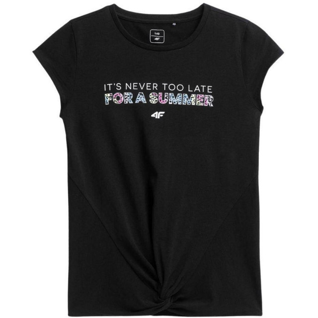 4F Kinderen/kinderen hjl22 t-shirt UTMR1166_deepblack large