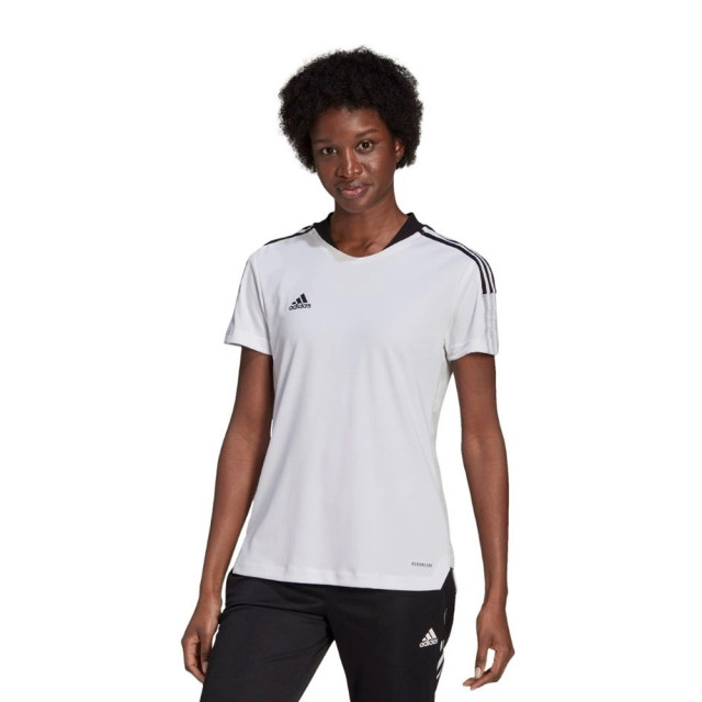 Adidas Dames tiro 21 t-shirt UTMR1121_white large
