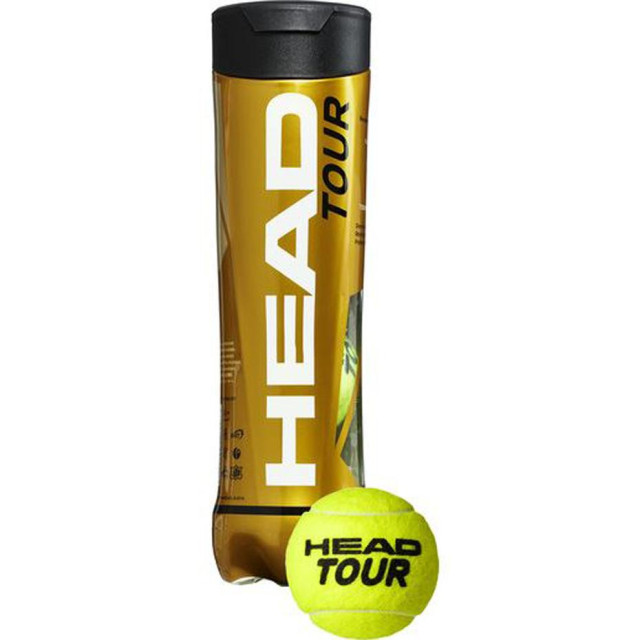 Head Tour tennis ballen (set van 4) UTMR78370_yellow large