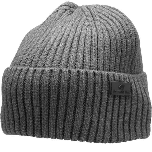 4F Uniseks volwassen beanie UTMR1224_greysilver large 4F Uniseks volwassen beanie UTMR1224_greysilver large