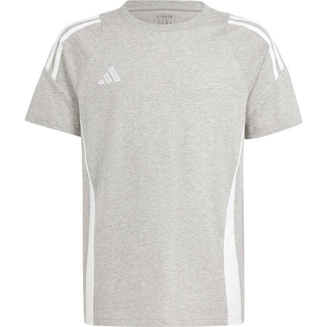 Adidas Kinderen/kinderen tiro 24 t-shirt UTMR1085_greysilver large Adidas Kinderen/kinderen tiro 24 t-shirt UTMR1085_greysilver large