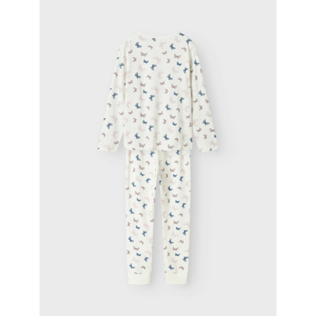 Name It Meisjes lange pyjama set nkfnightset vlinder print crème 13241969 large
