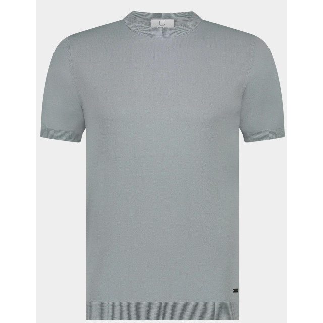 Born with Appetite T-shirt korte mouw wake knitted t-shirt 25108wa35/939 dusty grey 186889 large