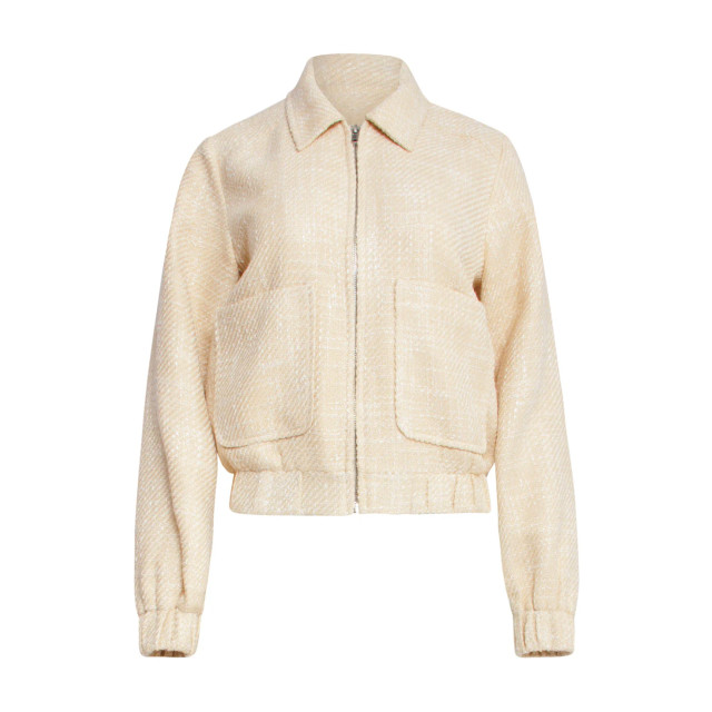 Smashed Lemon 25113 zomerse tweed jas | 25113-720-3XL large