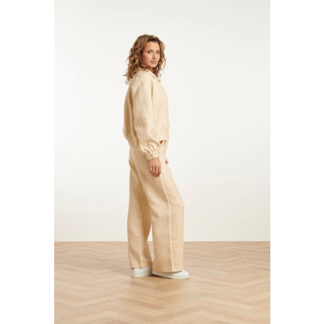 Smashed Lemon 25113 zomerse tweed jas | 25113-720-3XL large